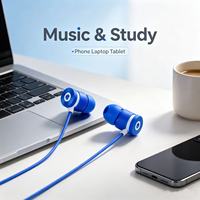 Écouteurs intra-auriculaires filaires Private 2027 Slim Fashion avec interface 3,5 mm, suppression du bruit ENC, étanchéité IPX3, prise en charge APT-X, transducteur hybride, câble de 1,1 m