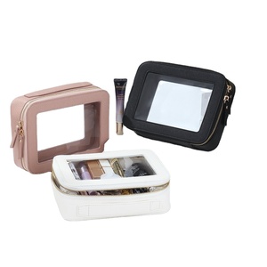 Bolsa de Maquillaje Transparente Personalizable, Organizador de Cosméticos Portátil, Bolsa de Maquillaje Impermeable para Viaje - Product Image 3