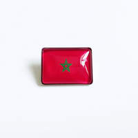 Badge en émail personnalisé du drapeau du Liban, broche en métal pour souvenir de voyage, cadeau pour club scolaire et activité caritative