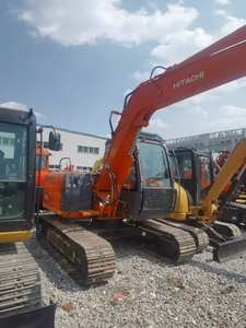 Excavadora original HITACHI ZX80 de segunda mano en buen estado, precio bajo, de 7 toneladas peso operativo, modelo 2016-4001 horas, incluye - Product Image 3