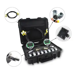 Excavator Hydraulic Digital Pressure Test Kit Gauges Test hoses Tools For Caterpillar CAT CASE John Deere Komatsu