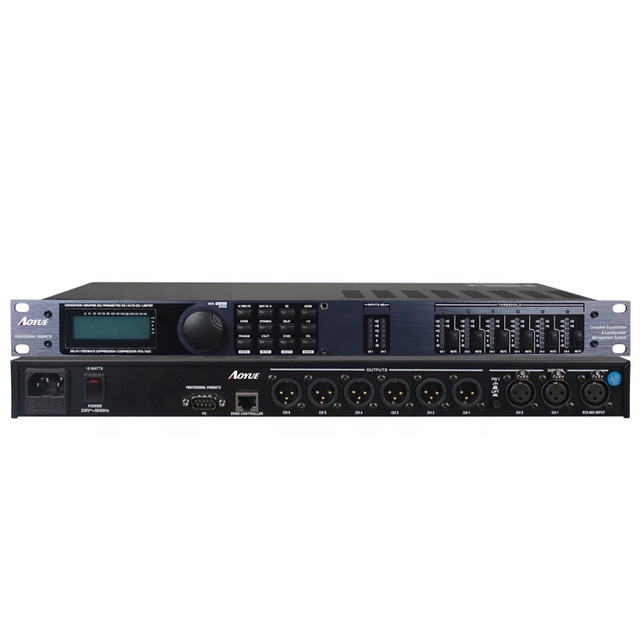 2 Input 6 Output Professional Sound System Karaoke Digital Effect Audio Processor
