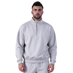 Sudadera con Capucha Personalizada para Hombre, Cuello Alto, Tallas Grandes, Estampada, de Poliéster/Algodón Ecológico, Venta Directa - Product Image 4