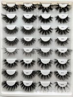 Vente en gros de cils en vison 3D doux faits à la main, cils entiers, logo personnalisé, fournisseur OEM