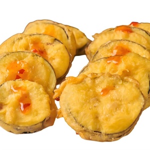 Tempura d'aubergine pré-frit pour friteuse à <span class=keywords><strong>air</strong></span>, légume <span class=keywords><strong>congelé</strong></span> à faible teneur en huile, apéritif à service rapide - Product Image 1
