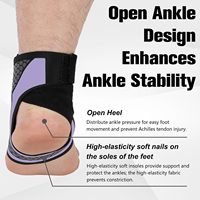 Orthèse de cheville personnalisée en Spandex à compression, stabilisatrice, à lacets, pour la protection des pieds et des chevilles, qualité orthopédique, protection contre la tendinite