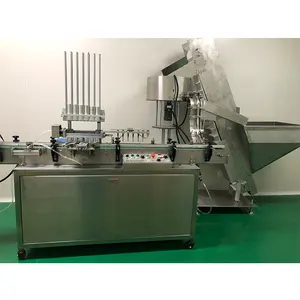 Automática botella de tapa de goma forro Junta Asamblea máquina de inserción