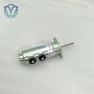โซลินอยด์วาล์วหยุด 24V รุ่น 110-6465 6T-4122 เหมาะสำหรับเครื่องยนต์ 3306 3406 3204 3304 รถขุด 375 5080 รถตัก 916 936 1106465 - Product Image 5