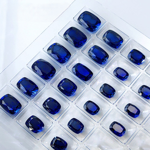 TELULA Lab Grown <strong>Diamond</strong> Cushion Cut Shape <strong>Loose</strong> Royal Blue Gemstone Lab Created Blue Sapphire - Product Image 4