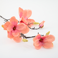 Fleur Artificielle Magnolia Jade Lily Tree Haute Simulation pour Décoration Florale Mariage Jardin Restaurant Hôtel