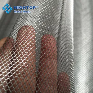 Emi/elektromanyetik/radyasyon koruması için 0.05Mm mikro paslanmaz çelik genişletilmiş Metal ızgara teli