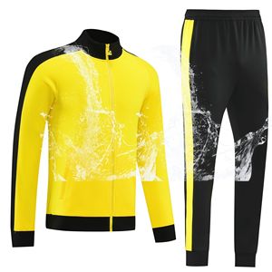 Tuta da Allenamento da Calcio Milan di Alta Qualità con Zip Intera, Giacca a Maniche Lunghe 25 26 per Uomo - Product Image 1