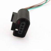 Automobile 1J0973704 Prise de capteur de pression d'entrée d'air Câble de queue de cochon 4 broches pour VW Beetle Golf Passat B5 Audi A4 A6 TT 1J0 973 704