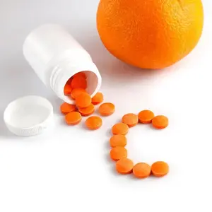 Sağlık takviyeleri yetişkin için vejetaryen Unflavored C vitamini tabletleri