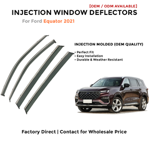 Déflecteurs de fenêtre latérale pare-pluie pour Toyota Cruiser 2019-2020 accessoires auto - Product Image 2