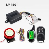 Système de sécurité NTO anti-coupure, télécommande LCD manuelle, faible consommation d'énergie, sirène à micro-ondes bidirectionnelle, alarme pour moto, alarmes pour vélos