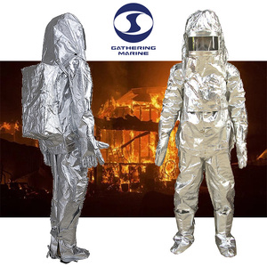 Traje Ignífugo de Aluminio, Equipo de Lucha Contra Incendios Resistente al Fuego para Uso en Rescate Marítimo de Emergencia - Product Image 2
