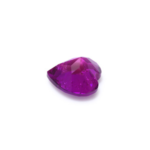 Cadermay Rose Violet Sapphire Heart Shape Loose Stone Natural Gemstone For Ring Making - Product Image 3