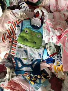 新品牌剩余库存混合套装 2 件套或 <span class=keywords><strong>3</strong></span> 件套男婴女婴连体衣棉质婴儿服装库存批量 - Product Image 4