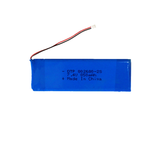 Batterie lithium-ion rechargeable 7,4 V 850 mAh 18650, packs personnalisés avec équilibrage de charge BMS, fabriquée en Chine - Product Image 1