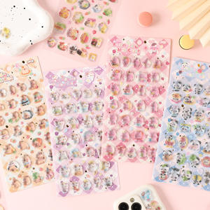 Pegatinas de dibujos animados impermeables de PVC creativas y bonitas pegatinas <span class=keywords><strong>3D</strong></span> para diario infantil transfronterizo - Product Image 2