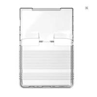 Étui de protection en TPU pour console portable Trimui Brick Pro (modèle TG4040), coque cristal/noir cristal avec sangle de poignet