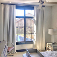 Cortinas con Ojales de Tela 100% Opaca Estilo Europeo con Diseño Floral para Todas las Estaciones, Cortinas Personalizadas para Ventanas de Sala de Estar