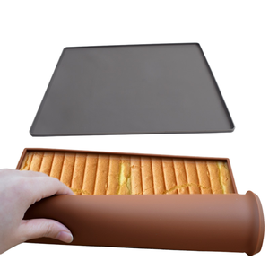 Tapis de cuisson carré en silicone répétable <span class=keywords><strong>pour</strong></span> moules à gâteaux <span class=keywords><strong>pour</strong></span> moule à rouleaux suisses <span class=keywords><strong>pour</strong></span> plats de cuisson et casseroles - Product Image 2