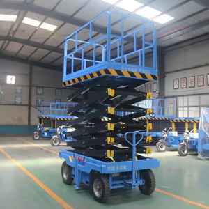 <span class=keywords><strong>Plataforma</strong></span> Elevadora de Tijera Móvil de Alta Calidad, 14M, Telescópica, Capacidad de 500kg, Eléctrica - Product Image 3