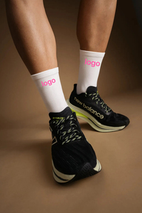 Tùy chỉnh thiết kế logo nén chạy Vớ chất lượng cao đàn hồi đi xe đạp vớ Aero thể thao chuyên nghiệp cầu thủ nặng vớ người đàn ông - Product Image 6