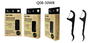 הסיטונאי 50 יח 'במקרה מעוגל אריזה שן שיניים חוט דנטלי לבחור בורר מקל - Product Image 5