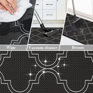 Tapis anti-fatigue en PVC rembourré doux pour sol de cuisine Tapis de yoga pour animaux de compagnie Tapis de porte intérieur imperméable personnalisé et antidérapant Confortable - Product Image 3