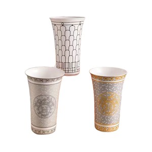 Vasi in <span class=keywords><strong>Ceramica</strong></span> Dorata Stile Europeo con Marchio H per Fiori e Piante Verdi, Decorazione Casa - Product Image 5