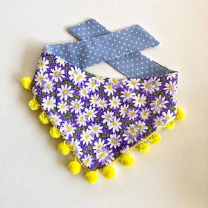 Pañuelo cuadrado triangular para mascotas, Bandana lisa con logotipo personalizado, <span class=keywords><strong>Collar</strong></span> de lazo para perro, bufandas para cabeza - Product Image 4