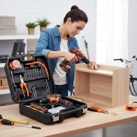Perceuse-Visseuse Électrique Professionnelle Lithium 12V/21V pour Réparation Domicile, avec Clé et Tournevis, Ensemble Personnalisable OEM