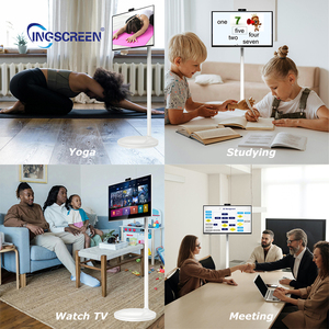 Ingscreen 32 inch xoay thông minh Android 10.0 4 + 64GB tất cả-trong-một LED TV HDTV định nghĩa màn hình cảm ứng màn hình Pin điện hiển thị - Product Image 4