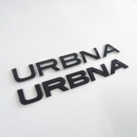 Emblème personnalisé ABS, lettre URBAN, badge avec décoration 3D, à appliquer sur le badge Range Rover, autocollant de voiture auto-adhésif