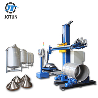 Motor de máquina pulidora CNC industrial Jotun de 11 kW totalmente automático para acabado de espejo en tapas de recipientes a presión de 400-5000 mm
