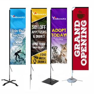 Small MOQ Outdoor Flying Banner Promotion Custom Printed Advertising Feather Teardrop <strong>Flag</strong> Bali Bow Beach <strong>Flag</strong> <strong>With</strong> Cross <strong>Base</strong> - Product Image 3