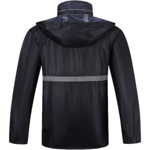 Ensemble imperméable et <span class=keywords><strong>pantalon</strong></span> de pluie <span class=keywords><strong>pour</strong></span> livreurs, PVC, tissu Oxford, bleu marine, vêtements séparés - Product Image 5