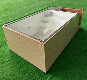 Piscina Prefabricada Modular en Contenedor de Envío Rectangular de 20 pies o 40 pies, Sobre el Suelo, para Casa o Resort - Product Image 4