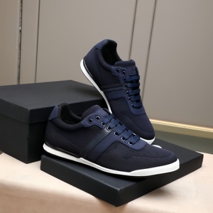 Chaussures de course décontractées en cuir souple de <span class=keywords><strong>style</strong></span> <span class=keywords><strong>anglais</strong></span> pour hommes avec semelles antidérapantes, rehaussantes, chaussures de sport décontractées à la mode - Product Image 1