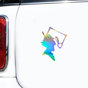 Autocollant mural en vinyle pour vitres, Gadget d'inspection, décoration créative, style de voiture, pour camion, sparadrap en vinyle, cadeau, adhésif découpé - Product Image 4