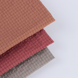 Bubble <b>Fabric</b> Yarn Dyed 100% Cotton <b>Medium</b> Weight 120GSM Woven Breathable Apparel Coat Jacket Material - Product Image 1