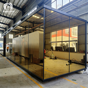 Moderna Casa Pequeña de Lujo con Espejo, Pared de Cristal Panorámica con Vista al <span class=keywords><strong>Bosque</strong></span>, Glamping, Residencia de Campamentos, Alojamiento en Resort - Product Image 3