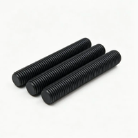 Black Oxide Carbon Steel Full Thread Stud Threaded Rod Factory Supply