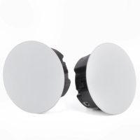 Haut-parleur encastré au plafond sans fil WiFi BT 5.4 60W, AirPlay, DLNA, USB, AUX, haut-parleur actif pour système de cinéma maison
