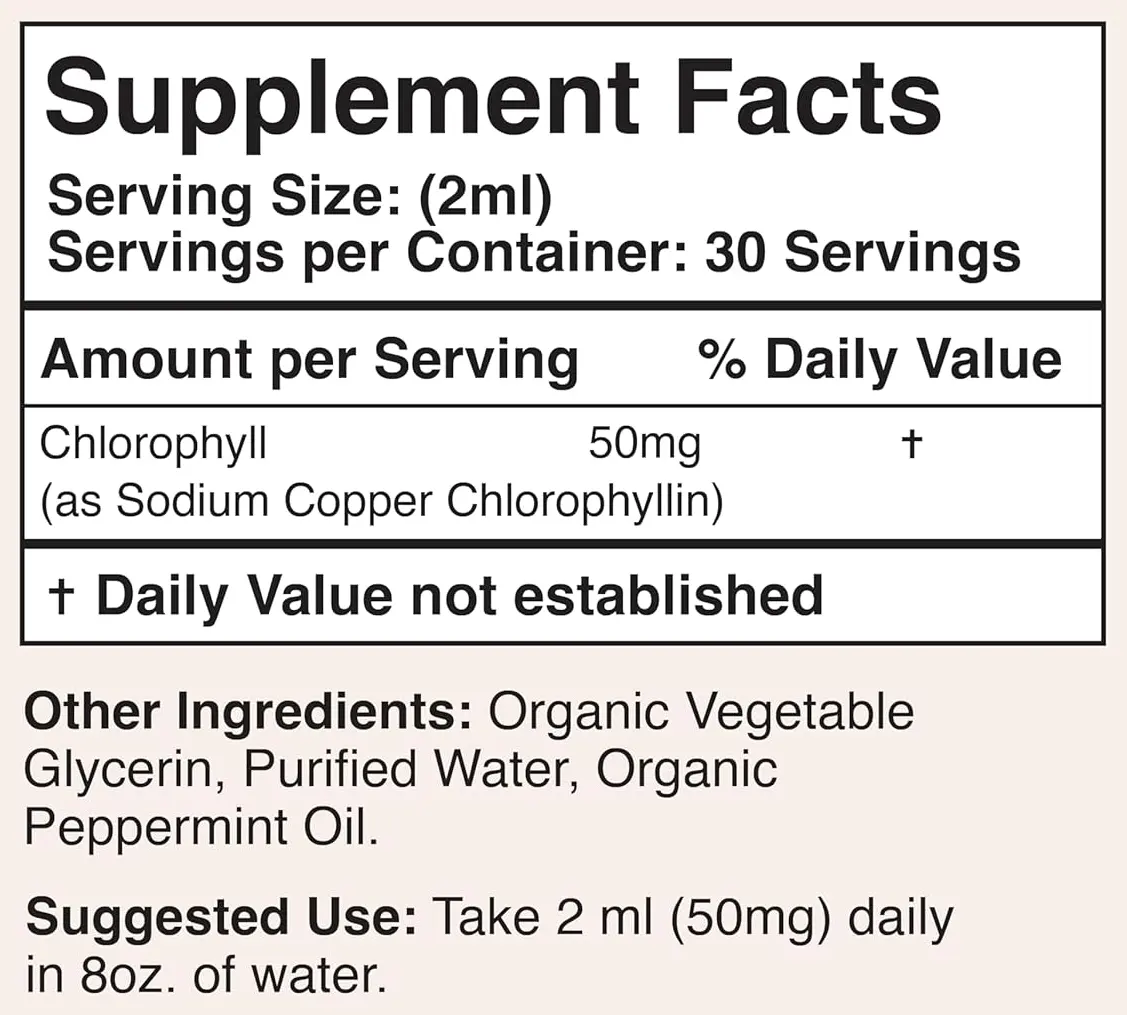 Капли хлорофилла, оптовая продажа, 60 мл, водный сироп, органический веганский хлорофилл, жидкие капли
