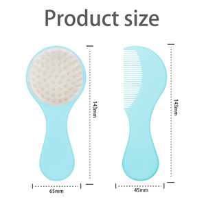 Commercio all'ingrosso 2 In 1 sicurezza BPA gratis spazzola per capelli e pettine per bambini - Product Image 6