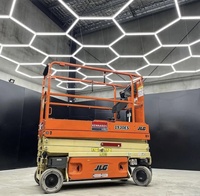 8 * 16FT Car Detailing Equipment Hexagonal Grid Plafonnier Hexagon Garage Lights